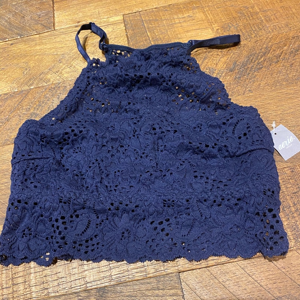 NWT Aerie Lace Halter Bralette Sz.XS
